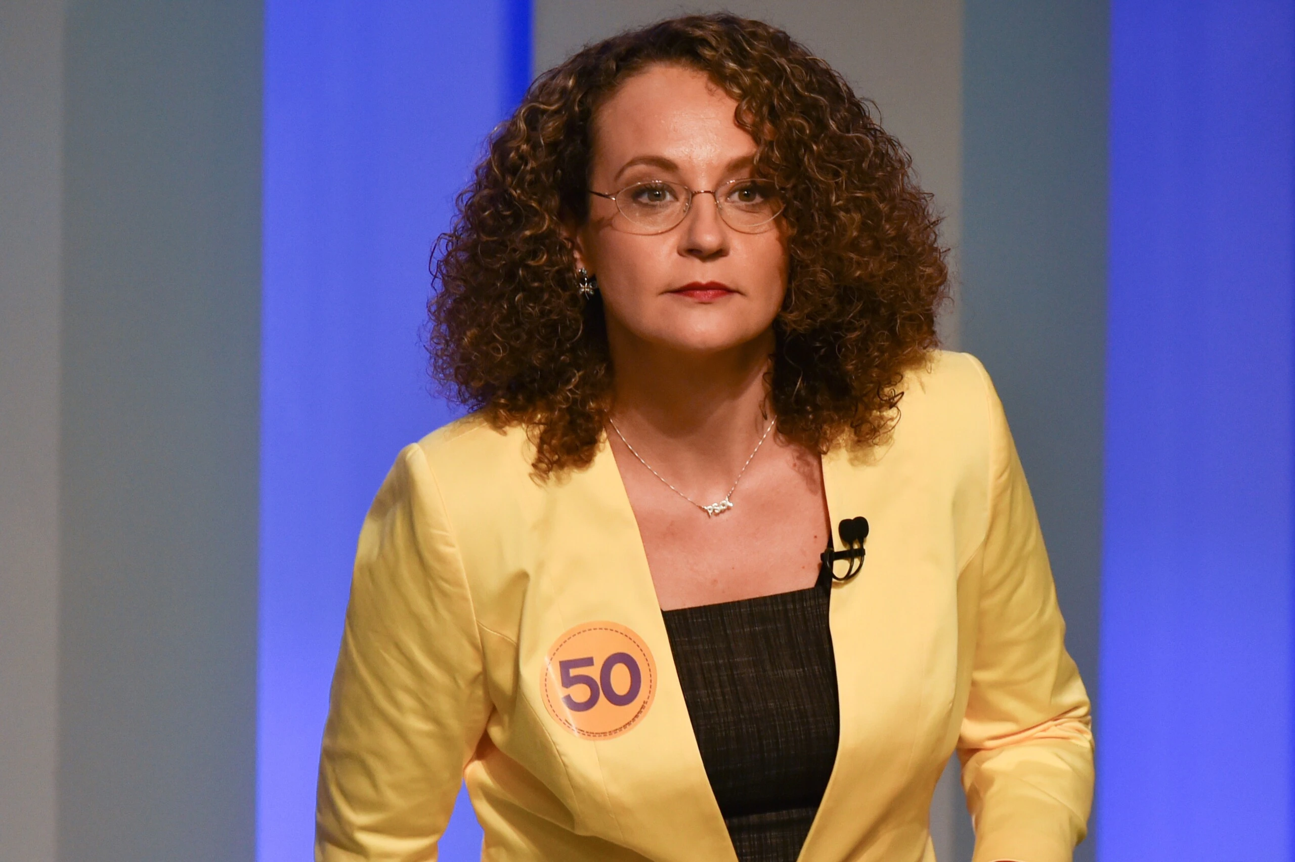 Brazilian presidential candidate for the Socialism and Freedom Party (PSOL) Luciana Genro attends their last TV debate in Rio de Janeiro, Brazil, on October 2, 2014. The general election will be held on October 5, 2014. AFP PHOTO / YASUYOSHI CHIBA (Photo credit should read YASUYOSHI CHIBA/AFP/Getty Images)