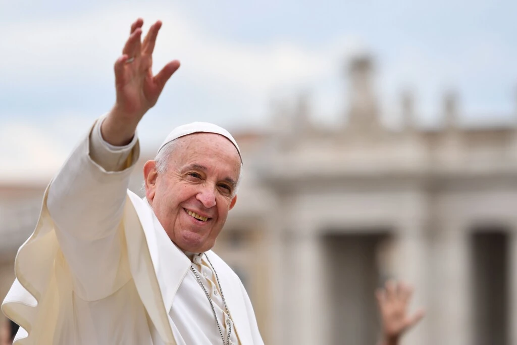 Papa Francisco na Praça de São Pedro, no Vaticano.